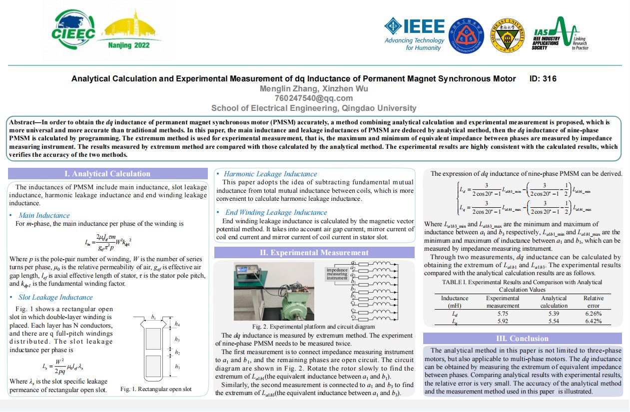 Analytical Calculation and Experimental Measurement of Dq Inductance of ...